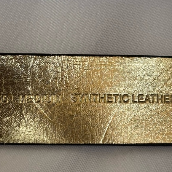 MICHAEL Michael Kors Black Synthetic Leather Belt Size M main image 11